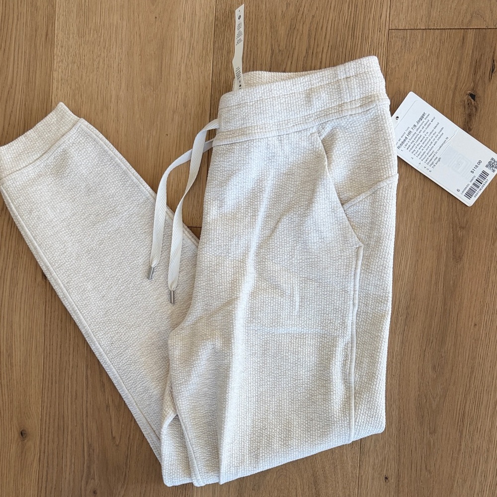 Cozy Cream womens lulu Joggers